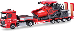 Mercedes Benz Actros T.Sz Vögele 1900-3i Kutter red-grey 1:87 - 75950