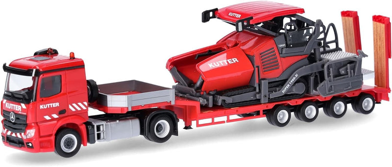 Mercedes Benz Actros T.Sz Vögele 1900-3i Kutter red-grey 1:87 - 75950