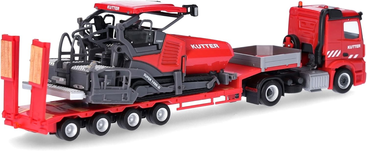 Mercedes Benz Actros T.Sz Vögele 1900-3i Kutter red-grey 1:87 - 75951