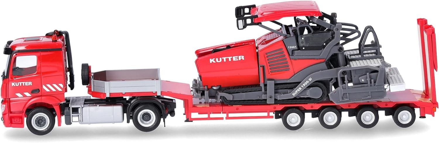 Mercedes Benz Actros T.Sz Vögele 1900-3i Kutter red-grey 1:87 - 75953