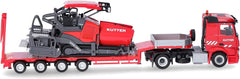 Mercedes Benz Actros T.Sz Vögele 1900-3i Kutter red-grey 1:87 - 75954