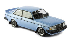 Volvo 240 Turbo Custom 1986 Light Blue Black 1:18 - 75969
