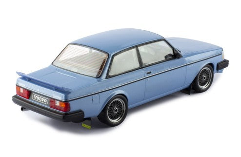 Volvo 240 Turbo Custom 1986 Light Blue Black 1:18 - 75971