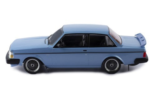 Volvo 240 Turbo Custom 1986 Light Blue Black 1:18 - 75974