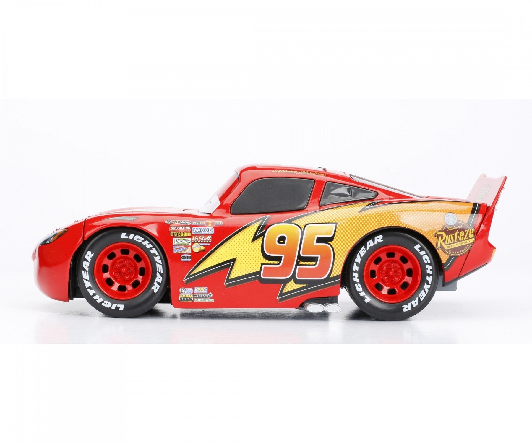Lightning McQueen Pixar Glow Racers "Cars" Fluorescente 1:24 - 75989