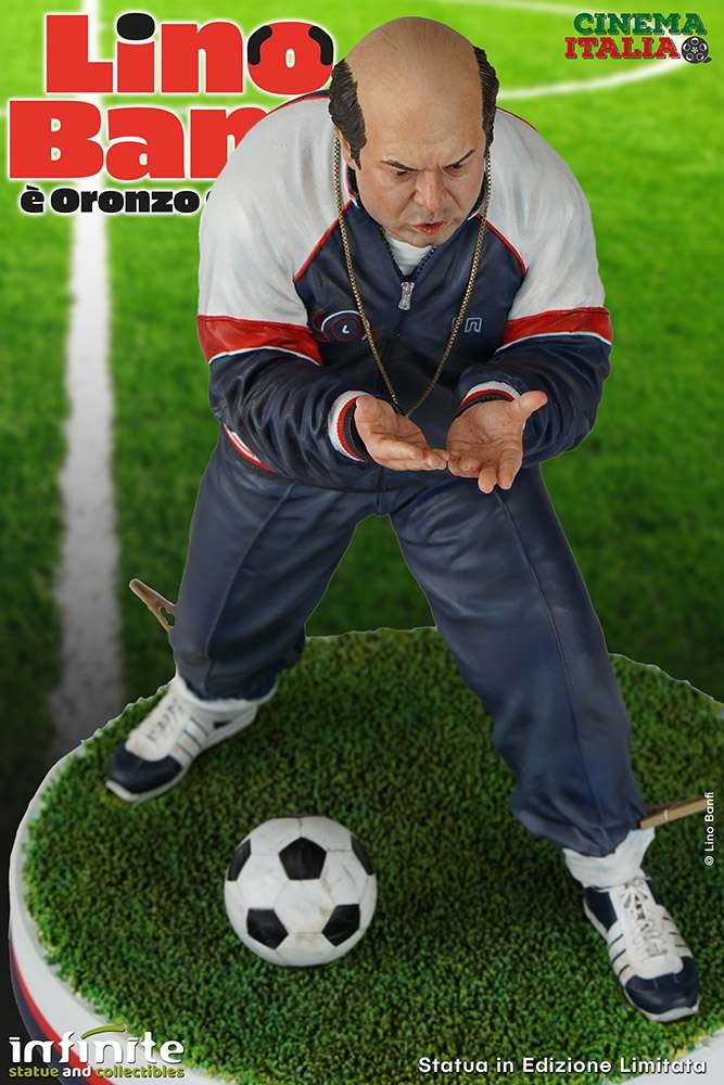 Oronzo Canà "L'Allenatore nel Pallone" 1984 Lino Banfi Old&Rare Resin Statue 25cm-h - 76252