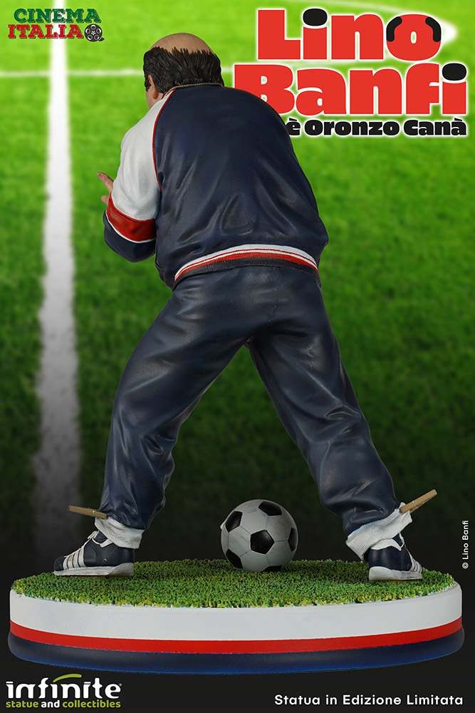 Oronzo Canà "L'Allenatore nel Pallone" 1984 Lino Banfi Old&Rare Resin Statue 25cm-h - 76253
