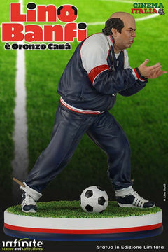 Oronzo Canà "L'Allenatore nel Pallone" 1984 Lino Banfi Old&Rare Resin Statue 25cm-h - 76254