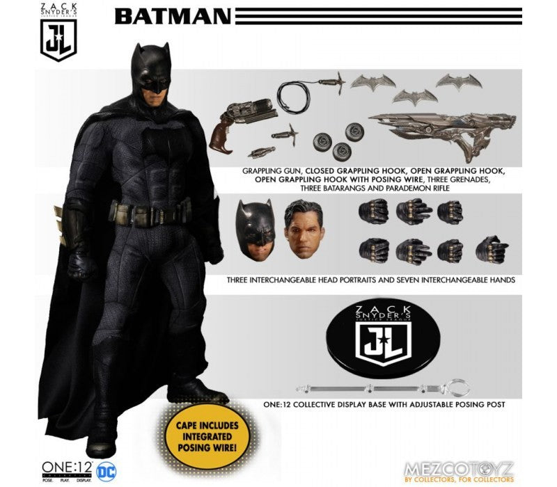 Zack Snyder's Justice League Deluxe Steel Box Set Mezco The One12 Collective - 76261