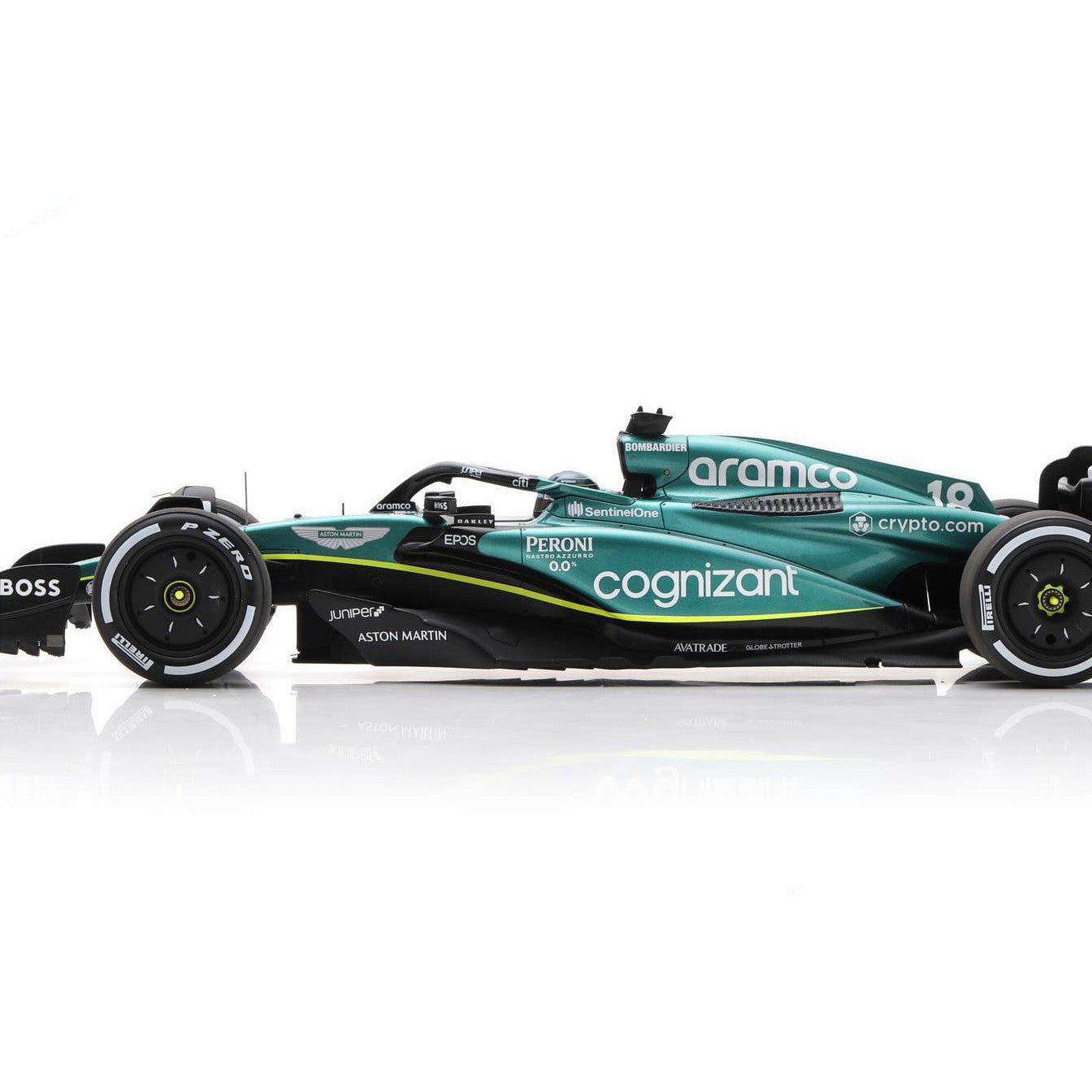 Aston Martin AMR23 Aramco Cognizant F1 Team 6th Bahrain GP 2023 Lance Stroll 1:18 - 76293