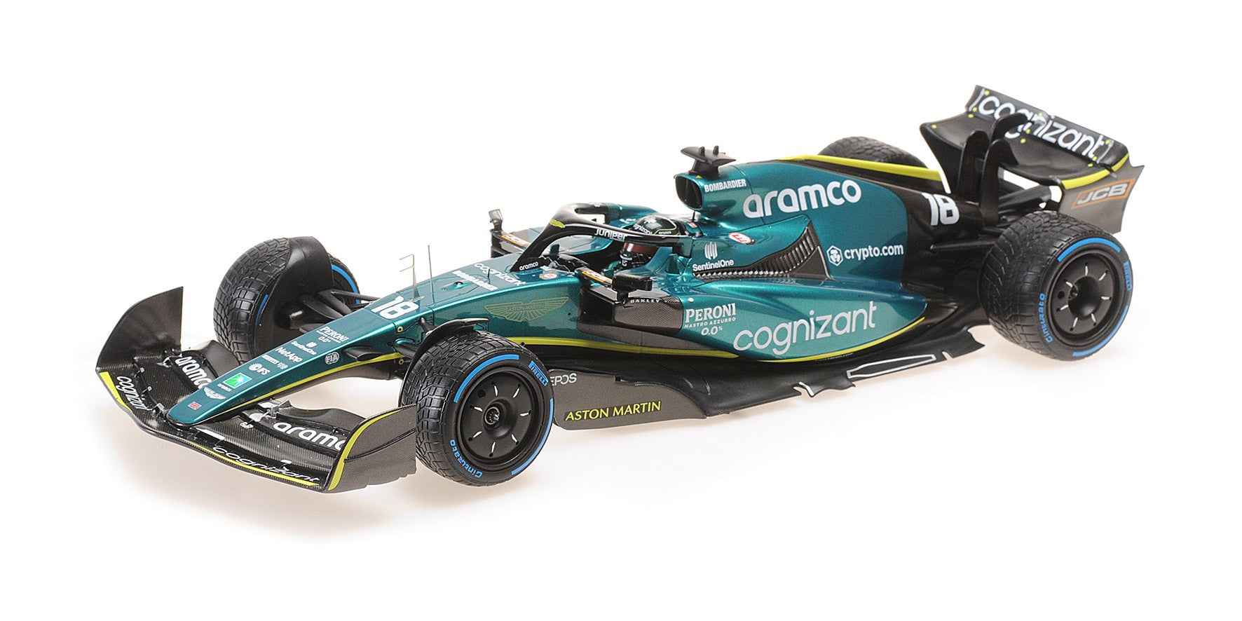Aston Martin Cognizant AMR22 F1 Team Monaco GP 2022 Lance Stroll 1:18 - 76408