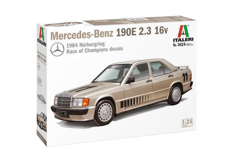 Mercedes-Benz 190E 2.3 16v Senna 11 Winner Nurburgring Race of Champions Kit 1:24 - 76472
