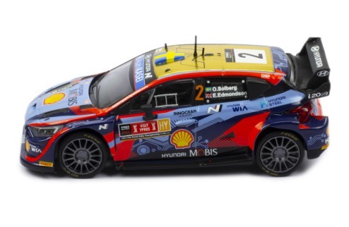 Hyundai i20 Rally1 WRC 4th Rallye Ypres 2022 Oliver Solberg - Elliott Edmondson 1:43 - 76709