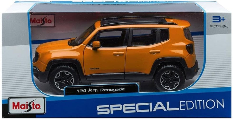 Jeep Renegade 4x4 Latitude 2017 Orange 1:24 - 76736
