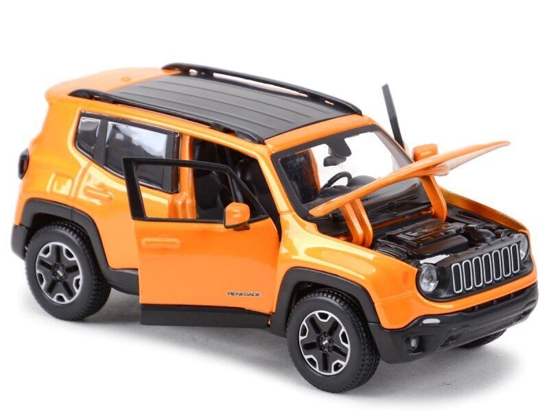 Jeep Renegade 4x4 Latitude 2017 Orange 1:24 - 76739