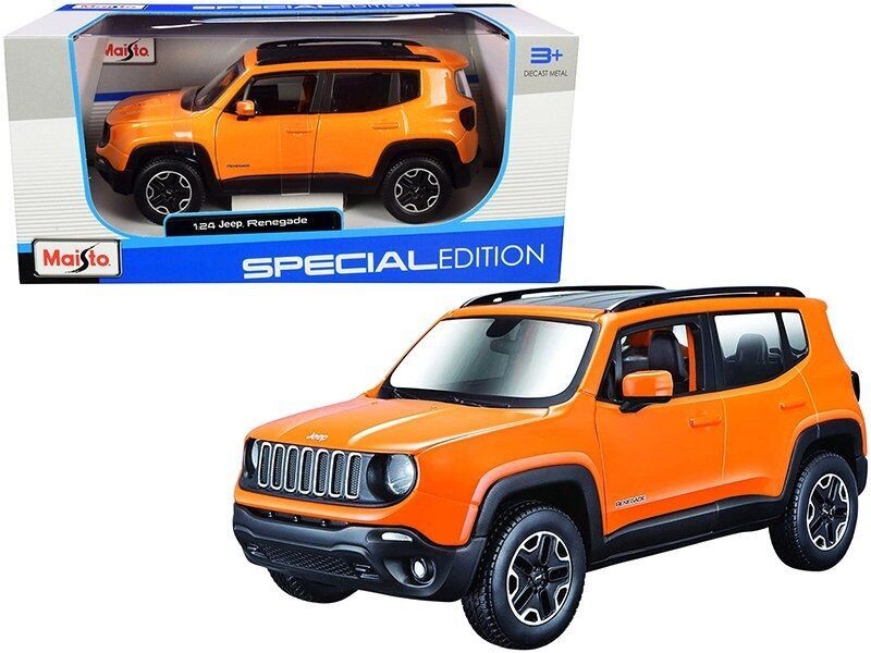Jeep Renegade 4x4 Latitude 2017 Orange 1:24 - 76740