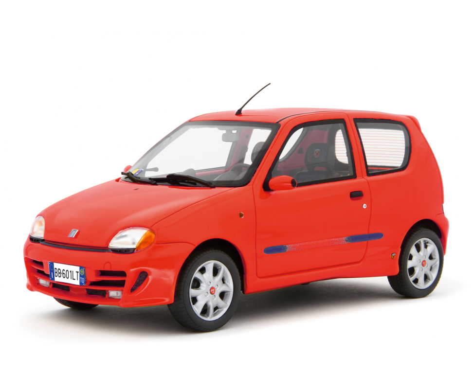 Fiat Seicento Sporting Abarth 1998 Rosso 1:18 - 76775