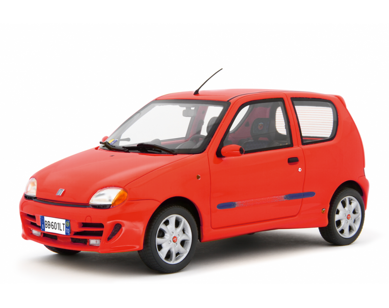 Fiat Seicento Sporting Abarth 1998 Rosso 1:18 - 76775