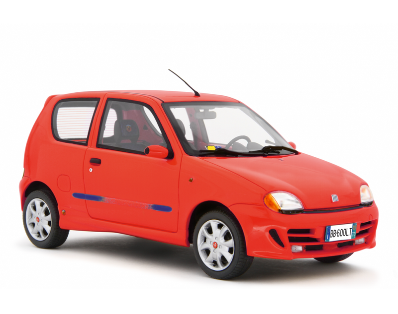 Fiat Seicento Sporting Abarth 1998 Rosso 1:18 - 76776