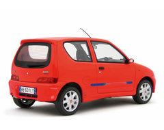 Fiat Seicento Sporting Abarth 1998 Rosso 1:18 - 76777