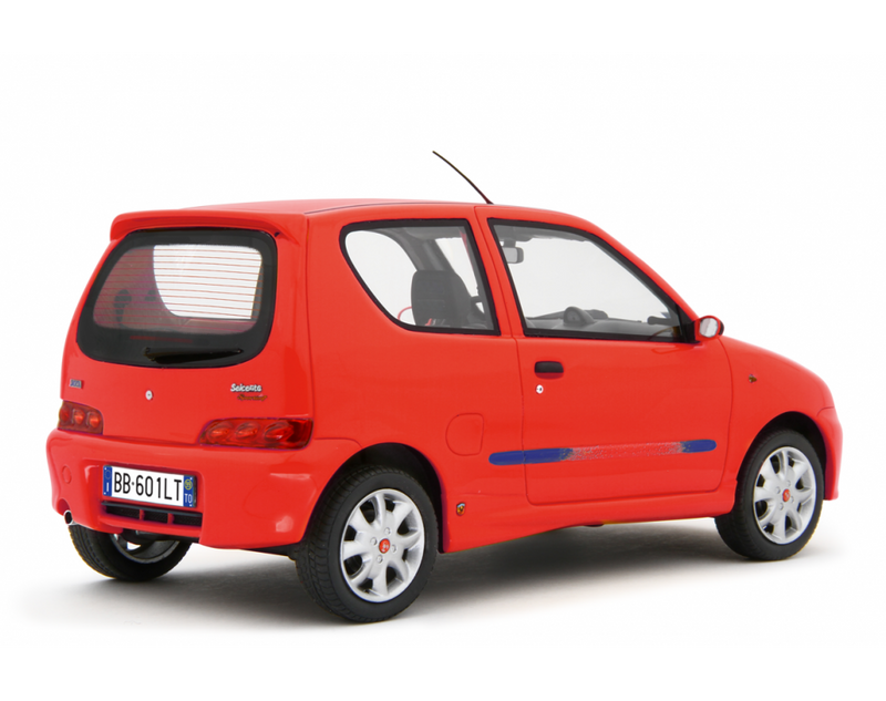 Fiat Seicento Sporting Abarth 1998 Rosso 1:18 - 76777