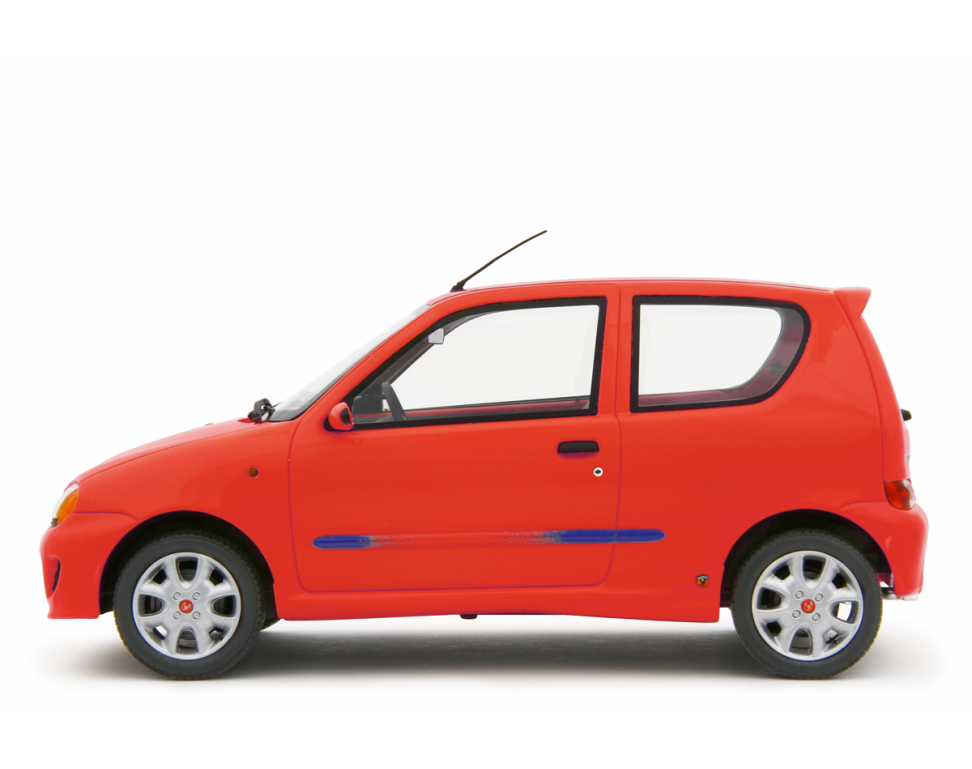 Fiat Seicento Sporting Abarth 1998 Rosso 1:18 - 76779