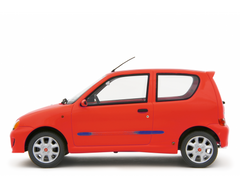 Fiat Seicento Sporting Abarth 1998 Rosso 1:18 - 76779