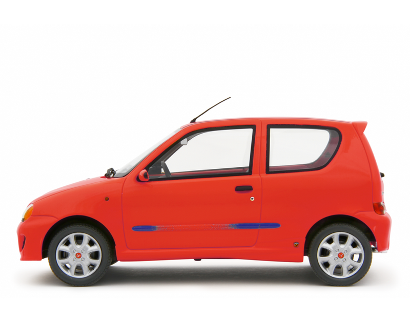Fiat Seicento Sporting Abarth 1998 Rosso 1:18 - 76779