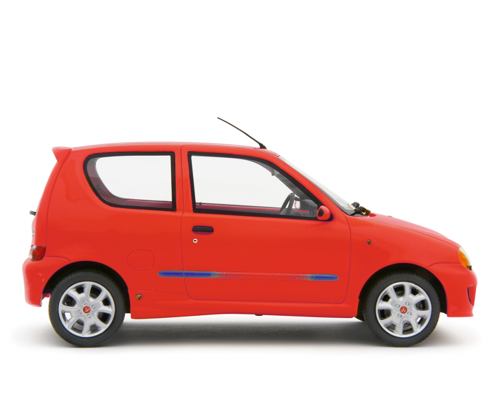 Fiat Seicento Sporting Abarth 1998 Rosso 1:18 - 76780