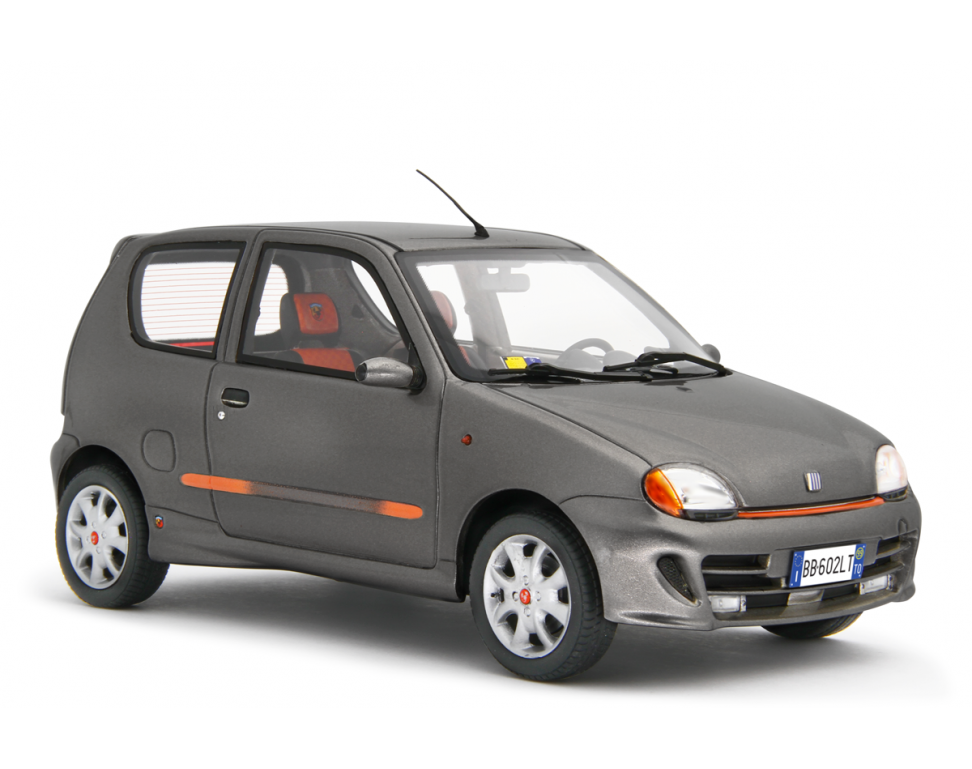 Fiat Seicento Sporting Abarth 1998 Grigio Metallizzato 1:18 - 76791