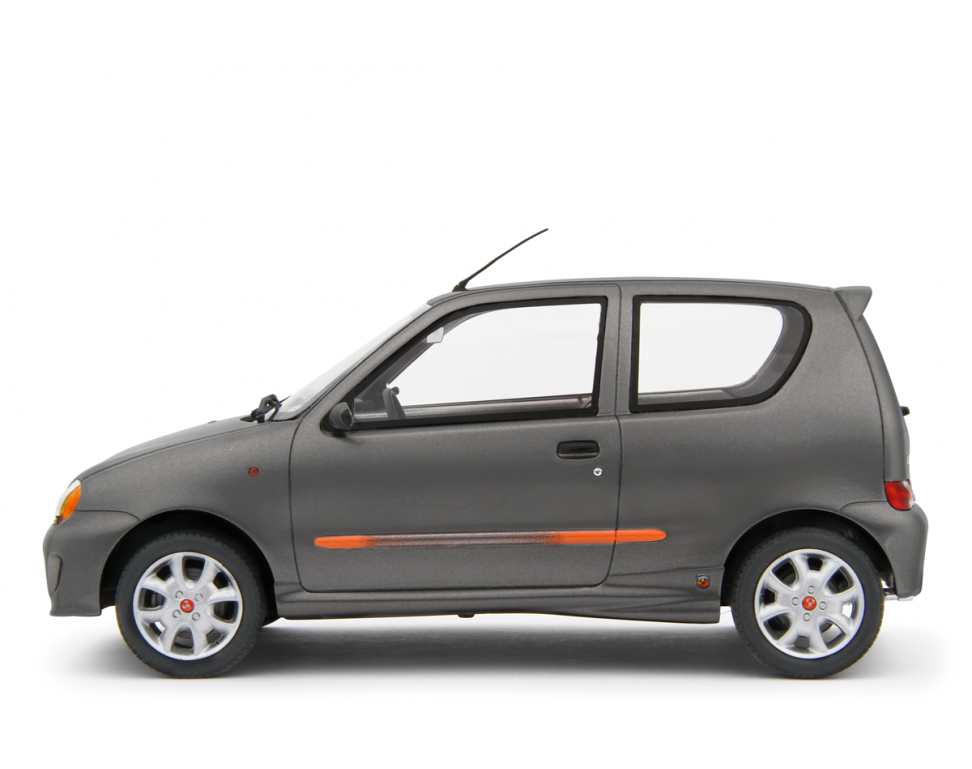 Fiat Seicento Sporting Abarth 1998 Grigio Metallizzato 1:18 - 76793