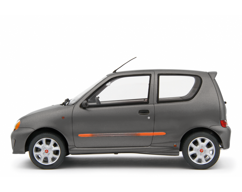 Fiat Seicento Sporting Abarth 1998 Grigio Metallizzato 1:18 - 76793