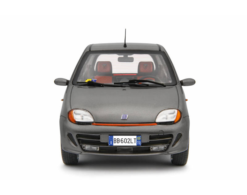Fiat Seicento Sporting Abarth 1998 Grigio Metallizzato 1:18 - 76795