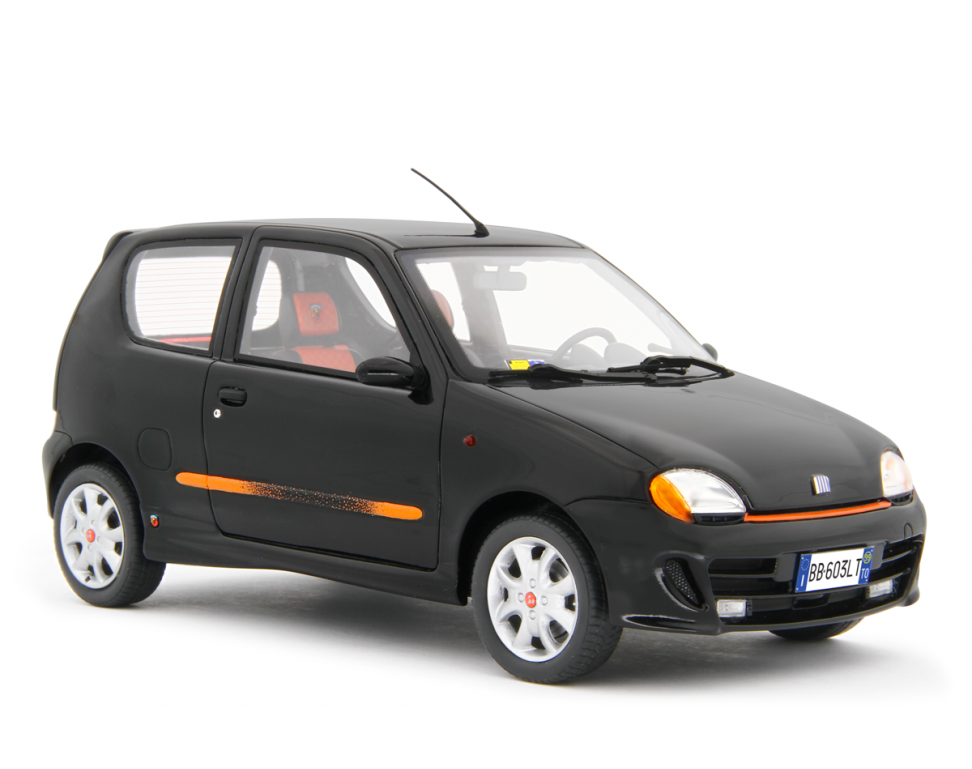 Fiat Seicento Sporting Abarth 1998 Nero 1:18 - 76805