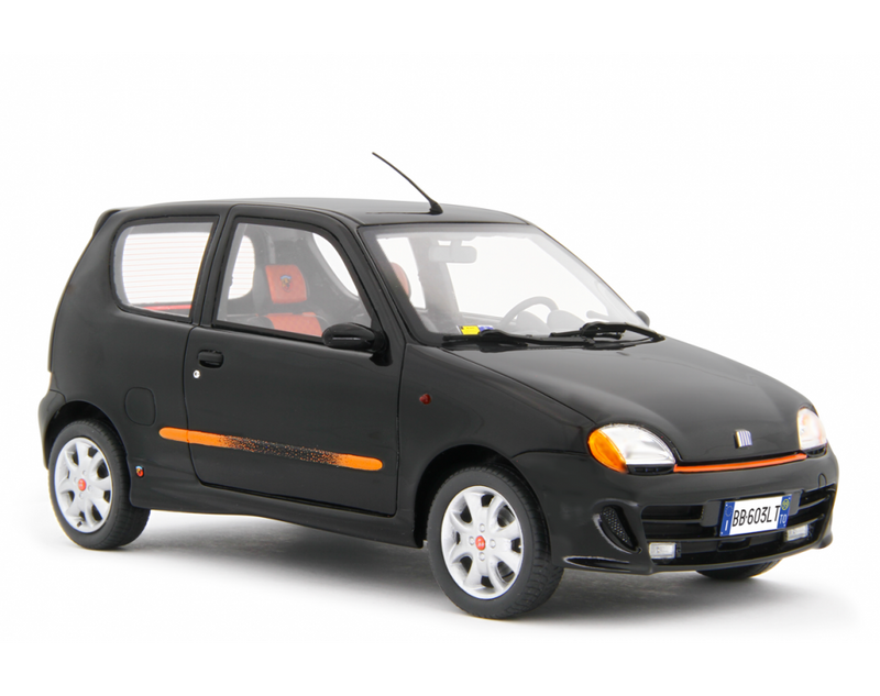Fiat Seicento Sporting Abarth 1998 Nero 1:18 - 76805