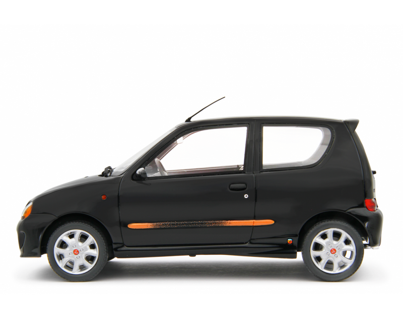 Fiat Seicento Sporting Abarth 1998 Nero 1:18 - 76807