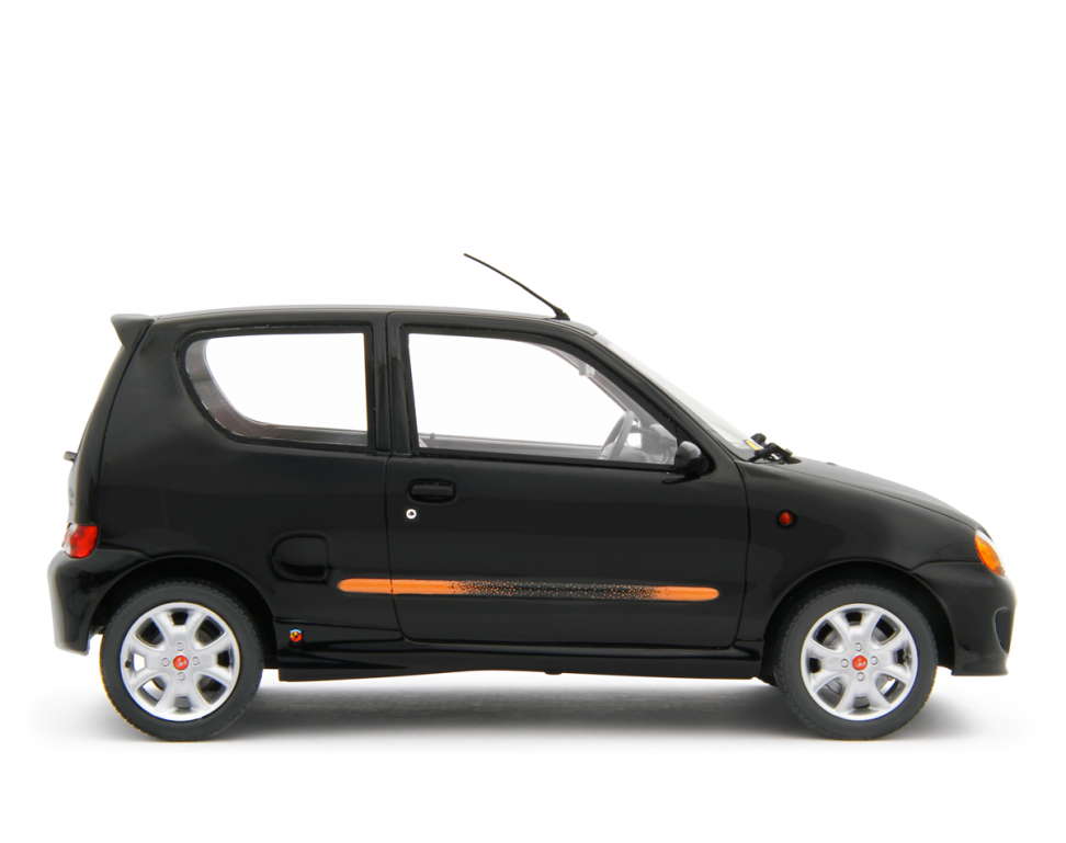 Fiat Seicento Sporting Abarth 1998 Nero 1:18 - 76808