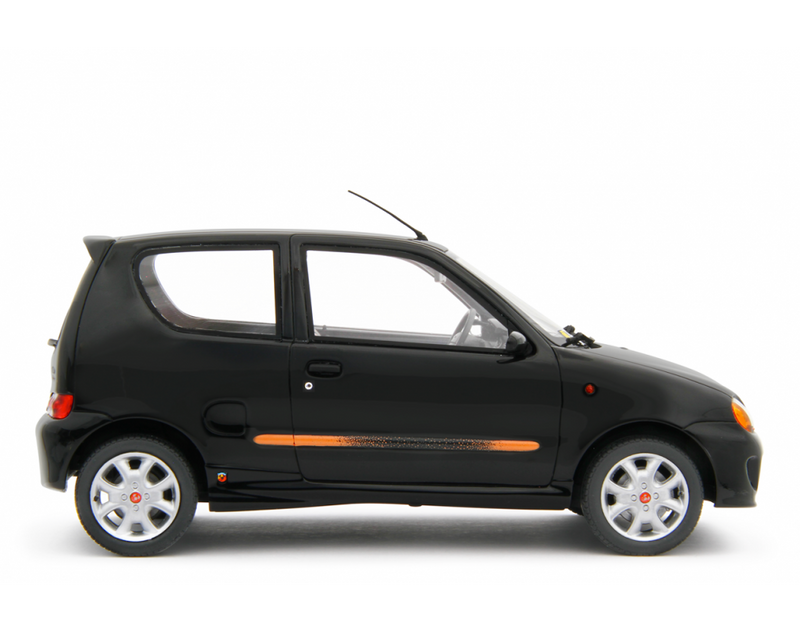 Fiat Seicento Sporting Abarth 1998 Nero 1:18 - 76808