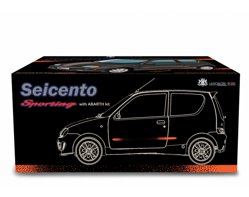 Fiat Seicento Sporting Abarth 1998 Nero 1:18 - 76815