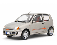 Fiat Seicento Sporting Abarth 1998 Silver 1:18 - 76817