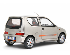 Fiat Seicento Sporting Abarth 1998 Silver 1:18 - 76818