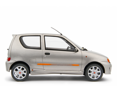Fiat Seicento Sporting Abarth 1998 Silver 1:18 - 76822