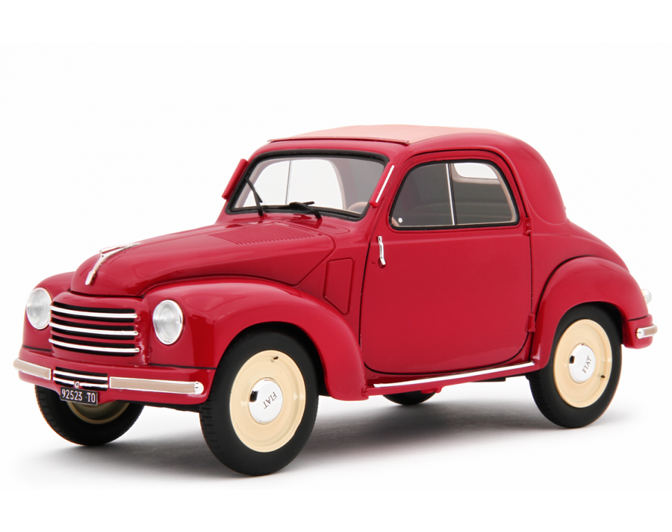 Fiat 500C Topolino 1949 Rosso Amaranto 1:18 - 76887