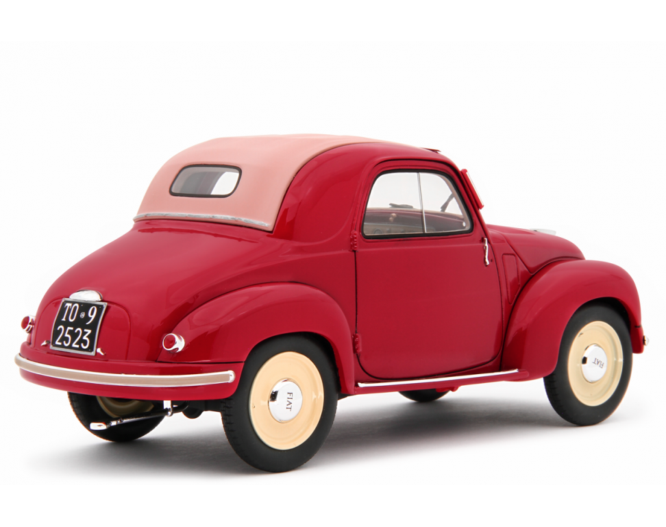 Fiat 500C Topolino 1949 Rosso Amaranto 1:18 - 76888