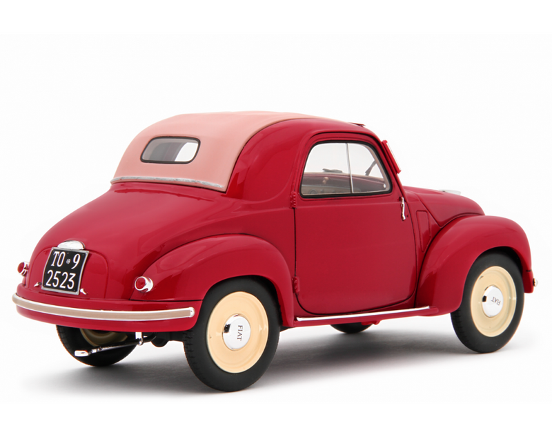 Fiat 500C Topolino 1949 Rosso Amaranto 1:18 - 76888