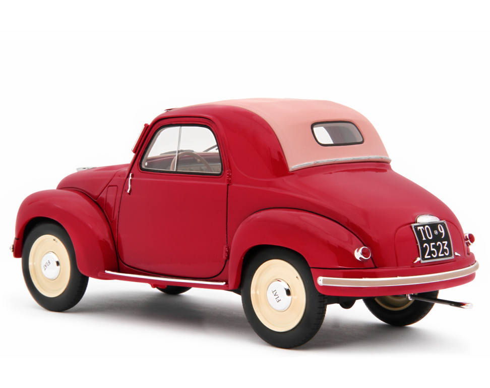 Fiat 500C Topolino 1949 Rosso Amaranto 1:18 - 76890