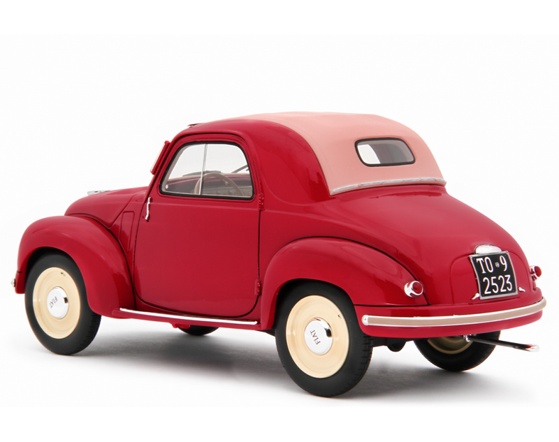 Fiat 500C Topolino 1949 Rosso Amaranto 1:18 - 76890