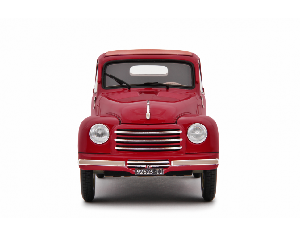 Fiat 500C Topolino 1949 Rosso Amaranto 1:18 - 76893