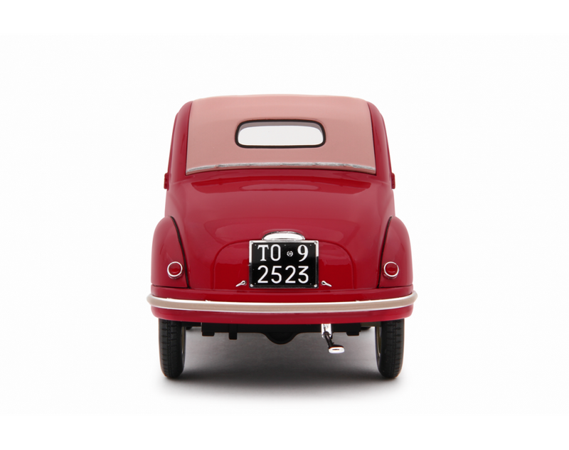 Fiat 500C Topolino 1949 Rosso Amaranto 1:18 - 76894