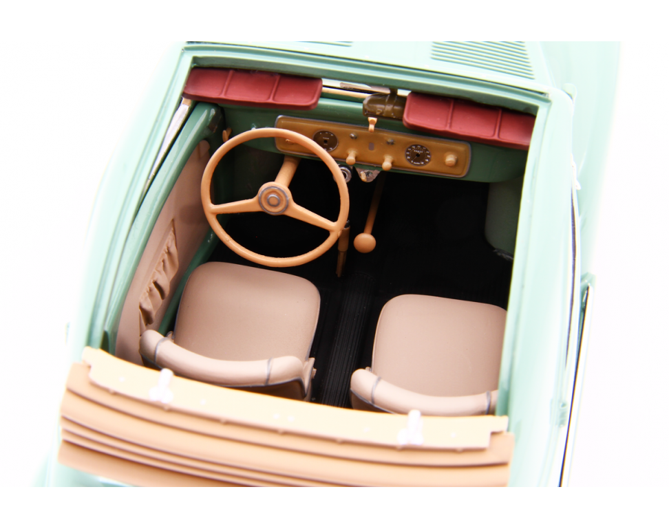Fiat 500C Topolino 1949 Rosso Amaranto 1:18 - 76898